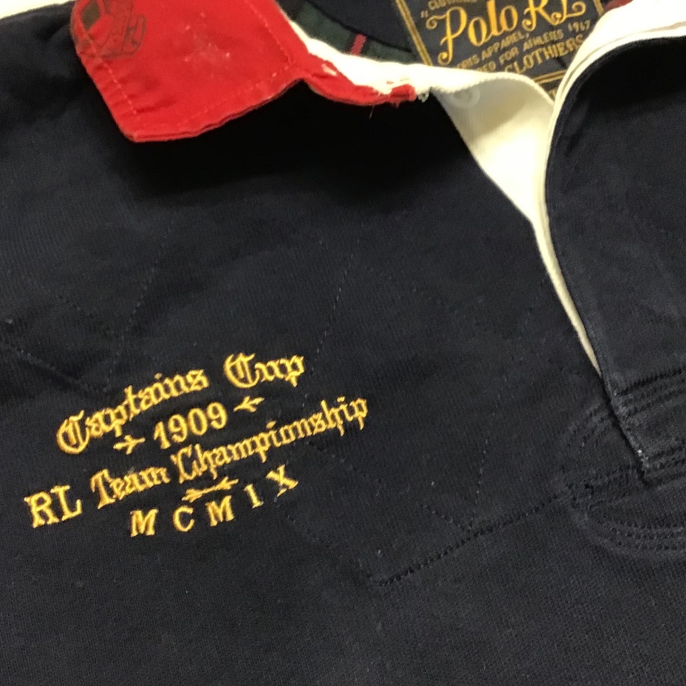 POLO RALPH LAUREN RUGBY MENS PULLOVER - Picture 6 of 16